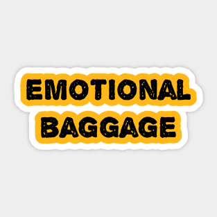 Emotional Baggage Sticker